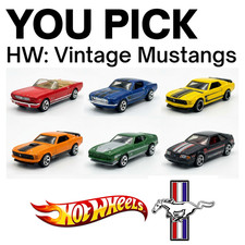 Hot Wheels Ford Mustang Shelby Classic Era Models 60s70sfox Body - You Pick Hot Wheels Ford Mustang Shelby Classic Era Models 60s70sfox Body - You Pick
