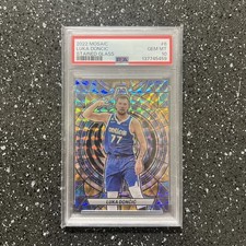 2022 PANINI MOSAIC STAINED GLASS #6 LUKA DONCIC PSA 10 #137745459