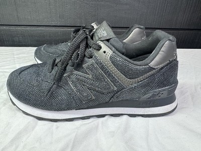 New Balance Womens 574 V2 Pastel Sneakers Shoe WL574KB2 Black Shimmer Size 7.5