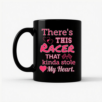 Racer Stole My Heart Racing Wife Mug Gift Race Wife Coffee Cup 11oz 15oz