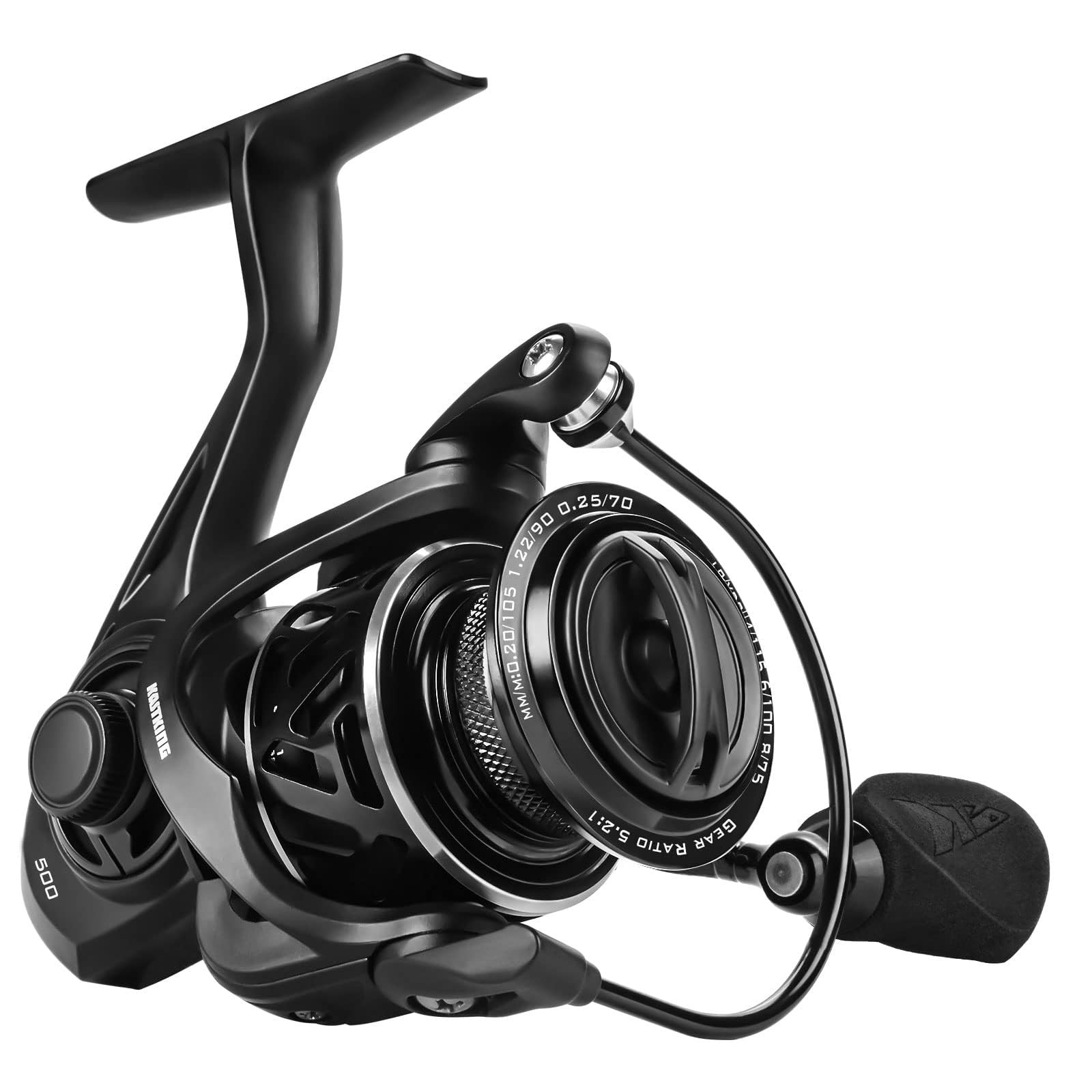KastKing Zephyr Spinning Reel,Size 500 Ice Fishing Reel, Light Weight Ultra Smo