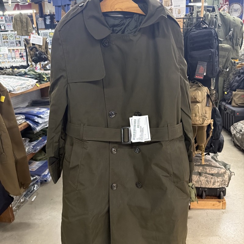 Brand NEW!! Pink And Green Men's Trench (AGSU) All Weather Coat - 44reg Size