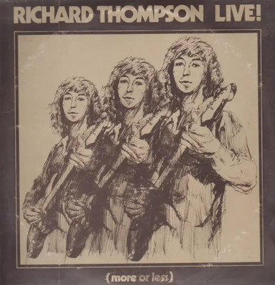 2xLP Richard Thompson Richard Thompson Live (More Or Less) NEAR MINT Island