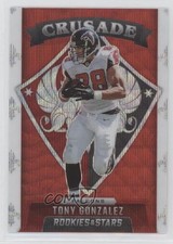 2021 Panini Rookies & Stars Crusade Red Wave Prizm Tony Gonzalez #CR-19 HOF u0u