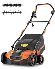 DOVAMAN 1500W Electric Lawn Scarifier & Aerator 40cm 45L Box