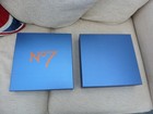 Boots No7 Empty Christmas Box Blue & Gold NEW PRICE