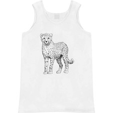 'Cheetah Standing' Adult Vest / Tank Top AV057549 