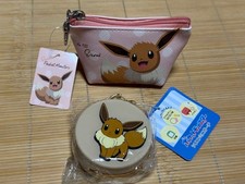 Pokemon Eevee Mini Pouch  Silicone Coin Purse Set Kids Gift