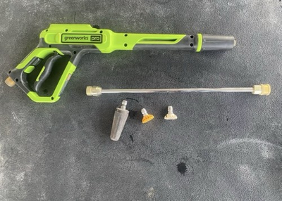 #ad #ad Pressure Washer Gun W Extension Wand amp; 3 Nozzle Tips Greenworks $42.00