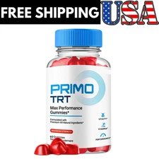 Primo TRT Men's Gummies Advanced Pro Formula Chewable Supplement 60 Gummies