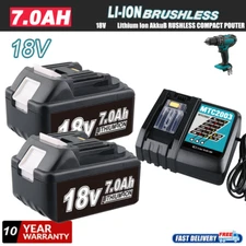 6Ah 7Ah Lithium Battery For Makita 18V Li-ion BL1860 BL1850 BL1830 Cordless Tool