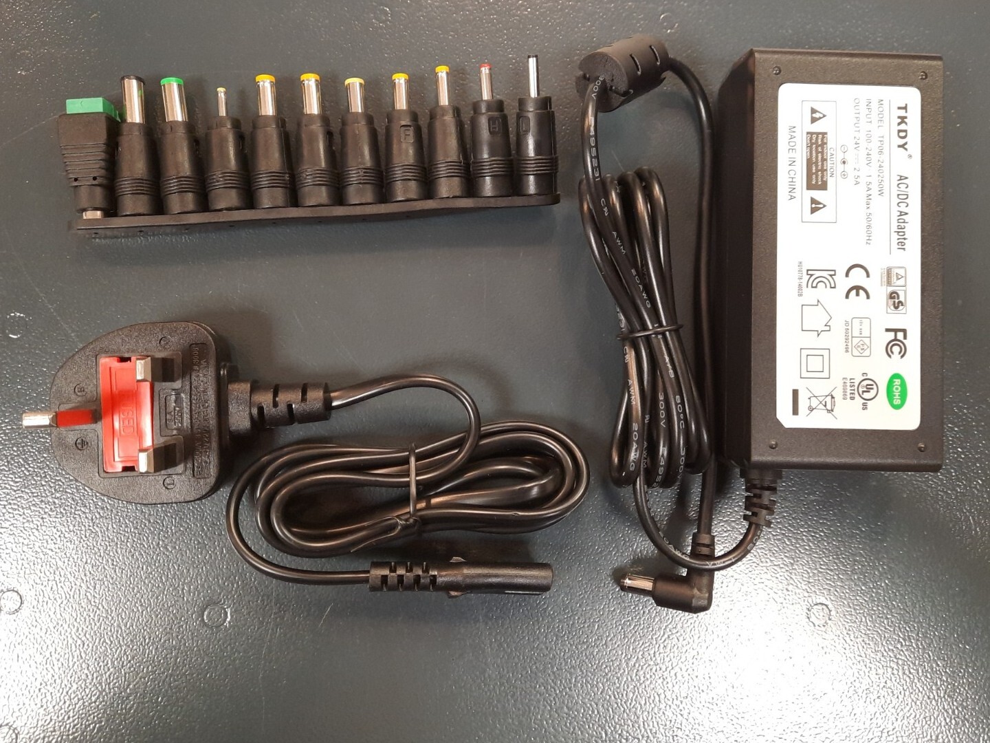 TKDY AC DC Adapter 60W Netzteil - LED Streifen Licht 3D Drucker + 11 Stück