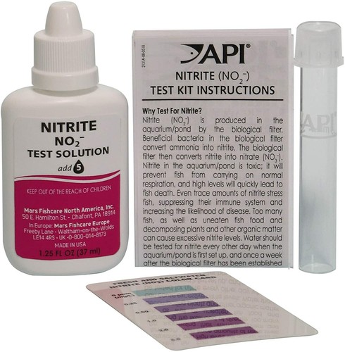 API Nitrite Test Kit 180 Test Freshwater Saltwater Fish Tank Aquarium - Picture 3 of 5