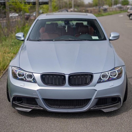 4pcs Front Bumper Side Air Vent Trims Cover For BMW E90 E91 LCI 09-12 CB Look - Foto 9 di 9