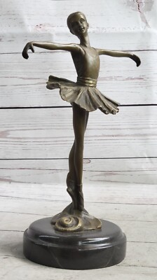 Bronze Statue Heim Dekor Original Milo Buchse Tänzer Ballet Brown