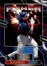 2021 Panini Absolute #PO-12 Alex Rodriguez Power Spectrum Red #/99