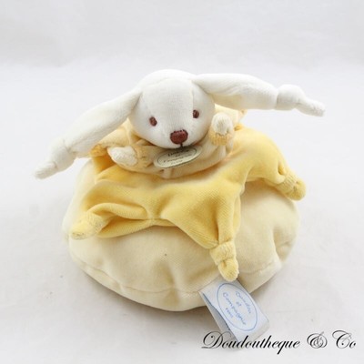 DOUDOU ET COMPAGNIE LAPIN PLAT ROUGE SOS