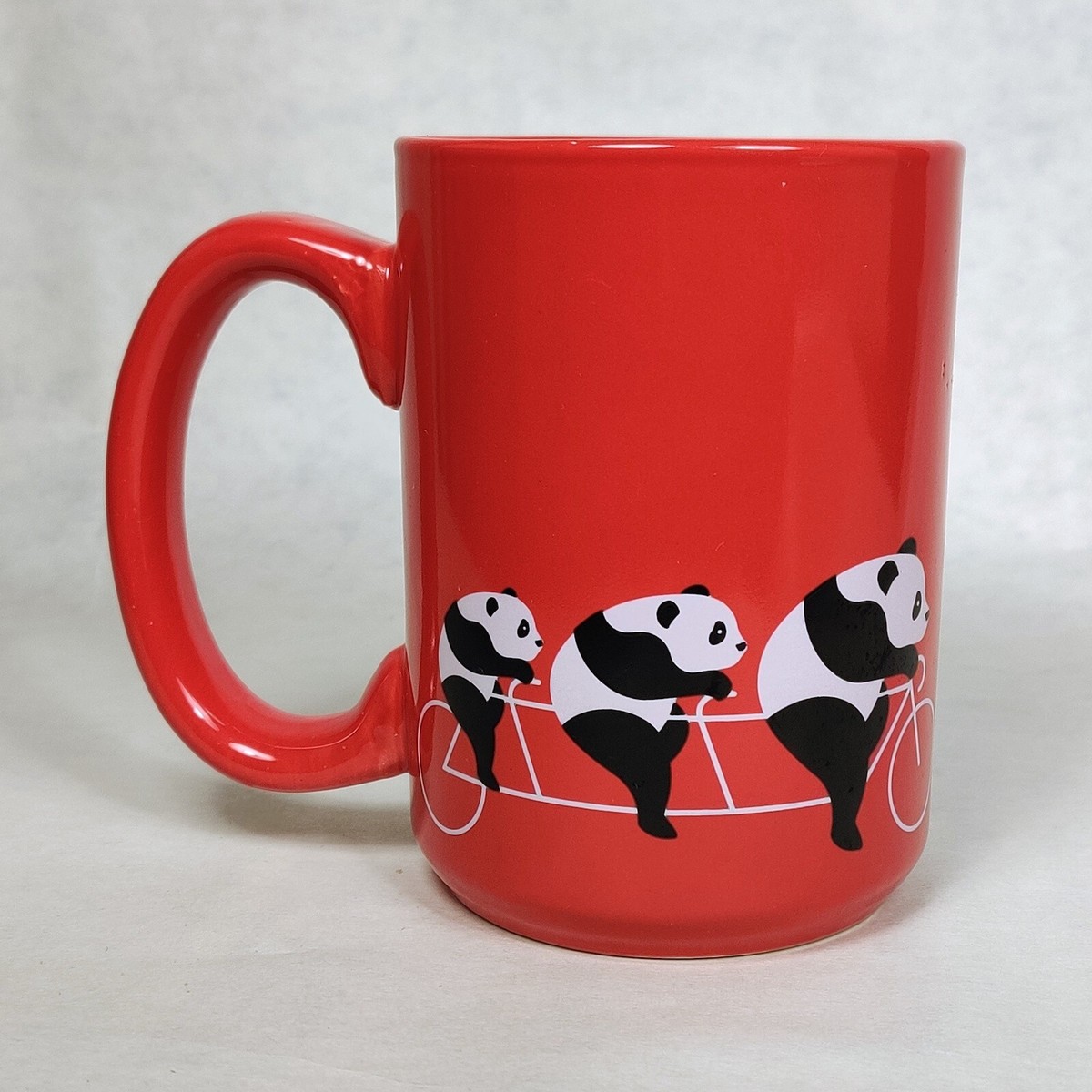 Panda Express Mug Pandas Riding Tandam Bicycle Chinese Food