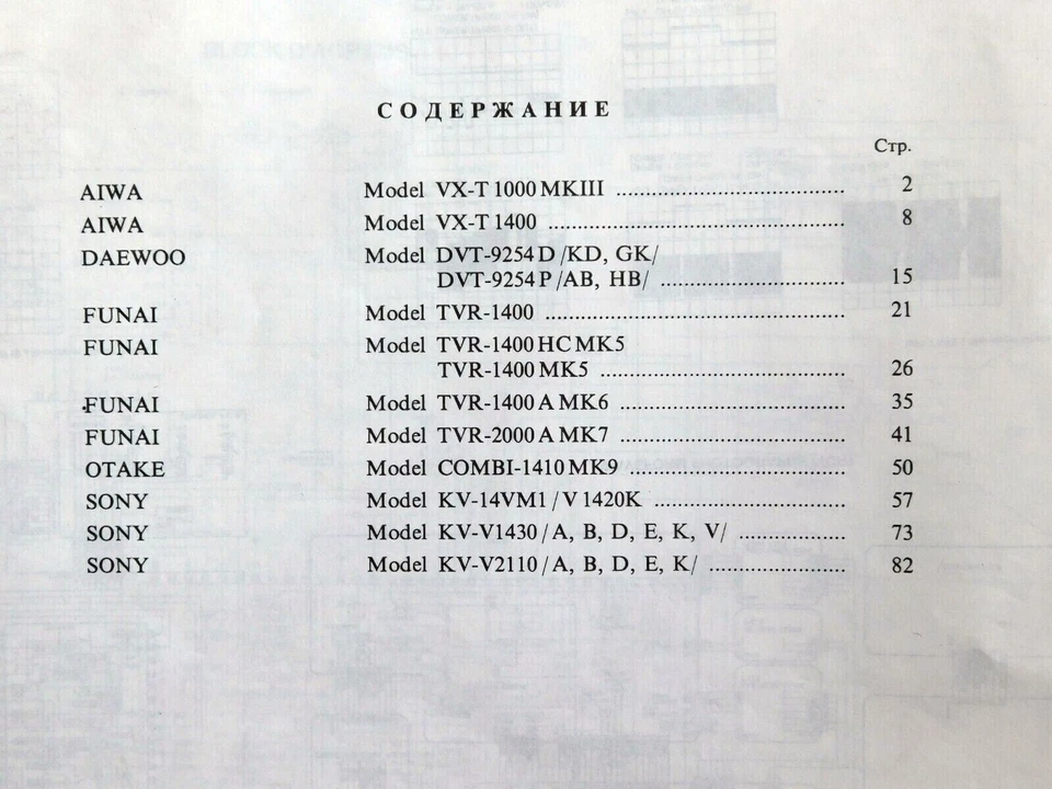Electrical Schemes Monoblocks of Foreign Firms Release #10 Vintage Album 1980s - Image 3 of 4
