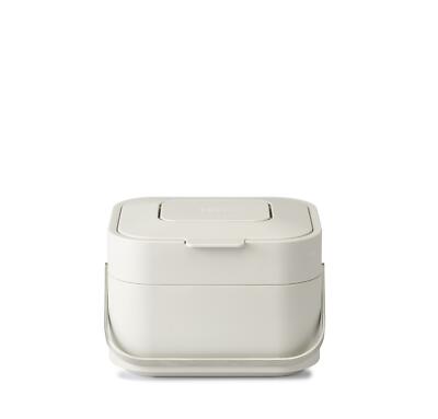 Joseph Joseph Intelligent Waste Stack 4 - Pattumiera Per Rifiuti Organici Da 4 Litri Con Filtro Antiodore, Grigio Blu