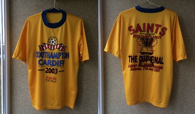 Southampton 2003 FA Cup Finale Arsenal Soccer Camiseta very rare