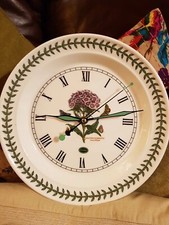 Portmeirion Botanic Garden " Sweet William " Wanduhr sehr guter Zustand