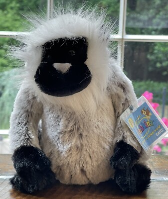 NWT Ganz Webkinz Grey Langur Monkey HM226 NEW Sealed Code