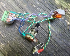 Epiphone Solderless Les Paul Special Harness Alpha 500k 5/16 Shaft Coil Split  