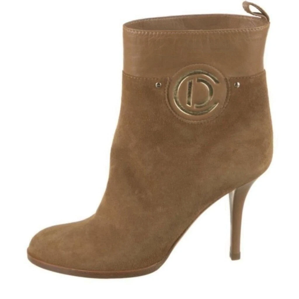 Bottines Christian Dior en daim pointure 37,5