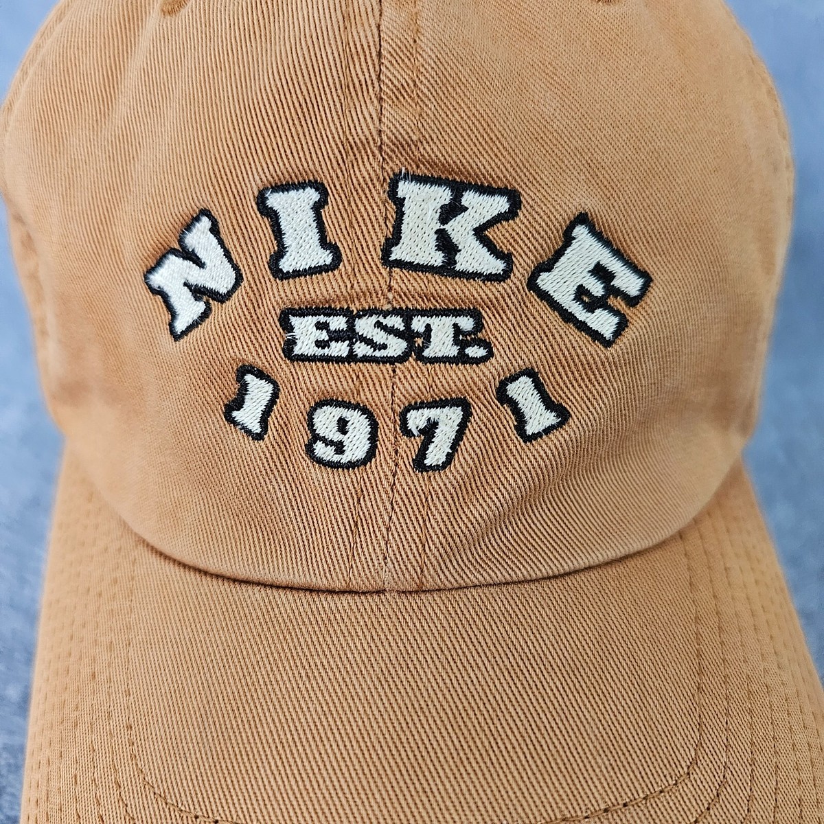 Vintage Nike Hat Baseball CapFaded Orange Strapback Adjustable