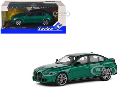 1/43 BMW M3 コンペティション G80 1/43 BMW M3 Competition G80 2023 Isle of Man Green Model Car by