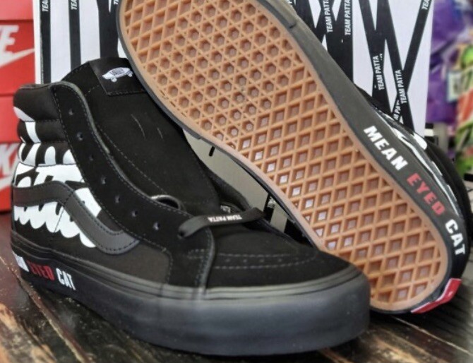 Patta X Vans Vault SK8-HI Reissue VLT LX - Black Mens Size 9