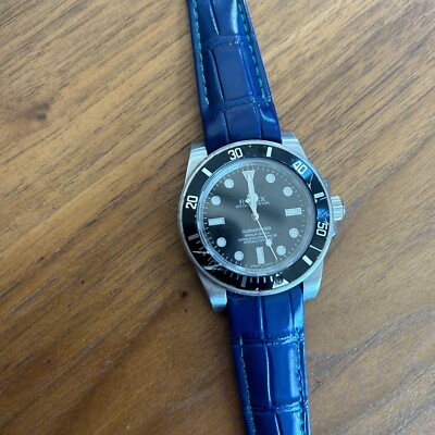 047◆ROLEX LEATHER WATCH BAND ALLIGATOR 047◇ROLEX LEATHER WATCH BAND ALLIGATOR