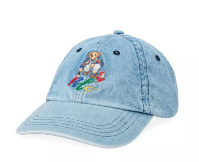 Polo Ralph Lauren Men's Polo Bear Denim Baseball Cap OS | eBay