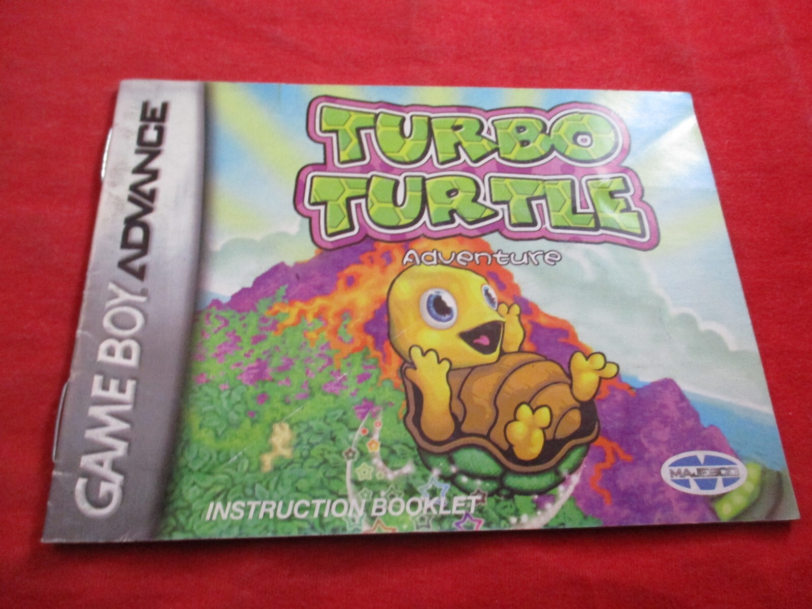 Turbo Turtle Adventure Nintendo Game Boy Advance Instruction Manual Booklet ONLY