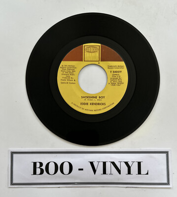 Eddie Kendricks - Shoeshine Boy / Hooked On Your Love - 1975 US Motown 7'' VG+