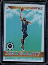 Karl-Anthony Towns 2019-20 Hoops Premium Zero Gravity Silver Holo Prizm #17