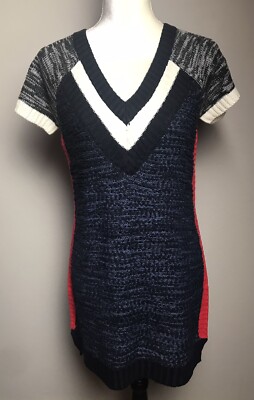 MADE FOR ME TO LOOK AMAZING SWEATER DRESS RED WHITE & BLUE JR. SIZE XL NWT
