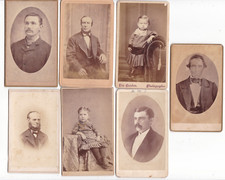 Men Women Children CDV antique photo lot of 39 photos with free U.S.A. shipping