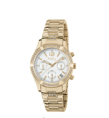 Breil Tribe EW0563 Women s Gold Watch Chronograph Stainless Steel Fast Shipping