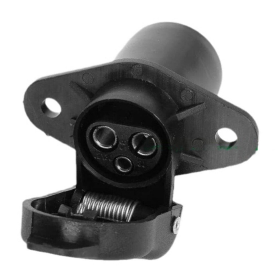 Trailer Adapter Power Cord New 12V 3 Socket Connector Truck Tractor 3