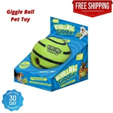 Wobble Wag Giggle Ball Interactive Dog Toys Fun Sounds Outdoor Train Healthy Pet