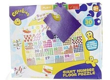 Cbeebies Giant Numbers Educational Floor Jigsaw Puzzle Kids 3+ New