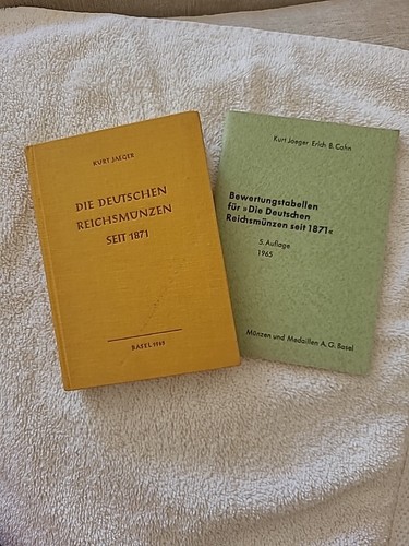 1965 Die Deutschen Reichmunzen Seit 1871 Kurt Jaeger (and Valuation Table)