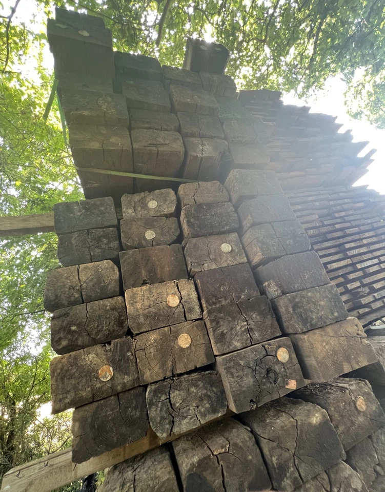 Reclaimed Crossing Railway Sleepers, Delivery or Collection - Image 2 of 4