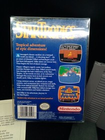 STARTROPICS-NES-COMPLETE-BOX DAMAGE-TESTED