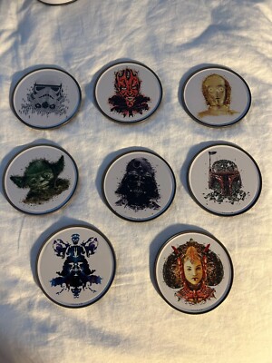 Sammlerstück Star Wars Identities The Exhibition Offizielle Untersetzer Set 2012