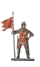 French Knight Battle of Agincourt Painted Miniature Toy Soldier Pre-Sale  Art