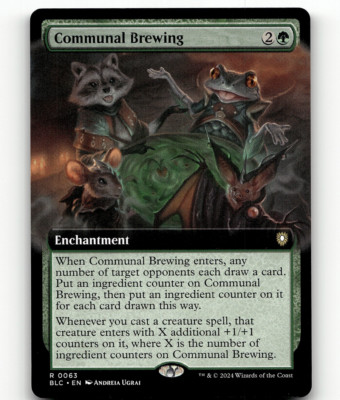 MTG Communal Brewing (Extended Art) #63 - Commander: Bloomburrow