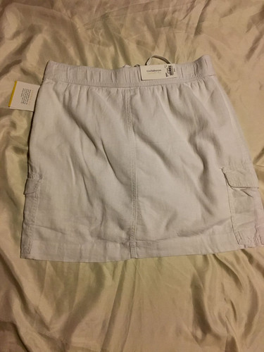 Croft & Barrow: Women Natural Fit Skort w/Cargo Style Front Pockets: White, 10 - Picture 4 of 4